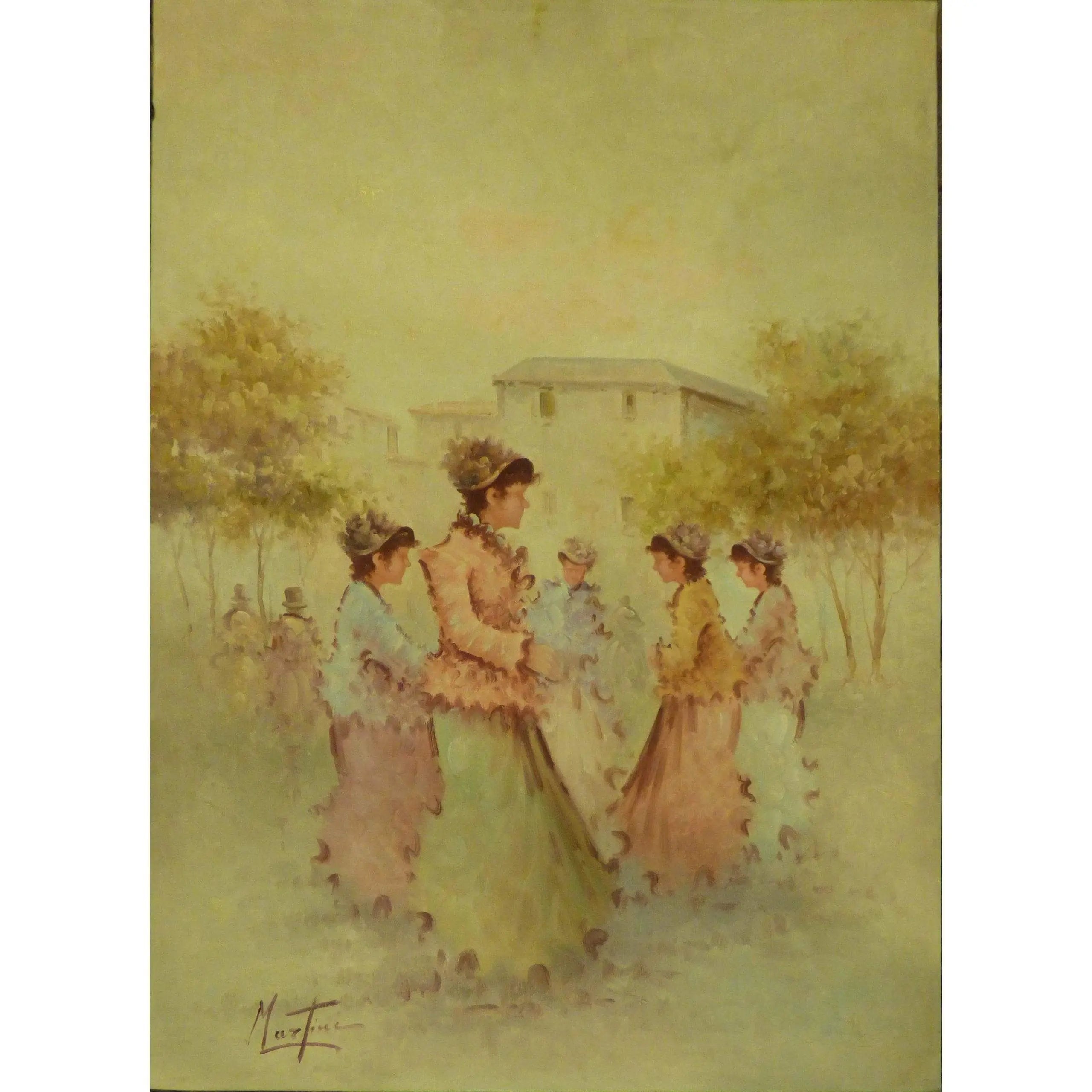 Painting Canvas Wall Art French Oil Painting MAbctilli Ready To Hang For Home Wall Art Decoration 50" X 70" Abcp-208